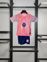 Barcelona 2025 Rosafarbenes Kinder-Spezialtrikot