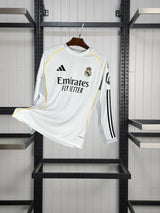 Maillot domicile Real Madrid 2025 manches longues