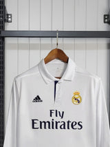 Real Madrid 2016 L/S Home Shirt