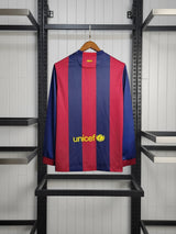 Maillot Domicile Barcelone 2014 Manches Longues LDC