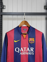 Maillot Domicile Barcelone 2014 Manches Longues LDC