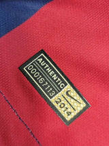 Maillot Domicile Barcelone 2014 Manches Longues LDC
